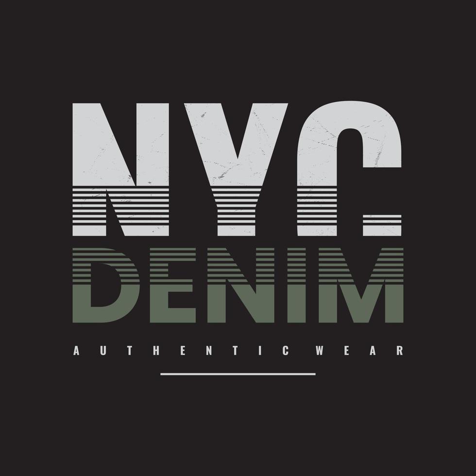 New york Brooklyn typography vector t shirt design