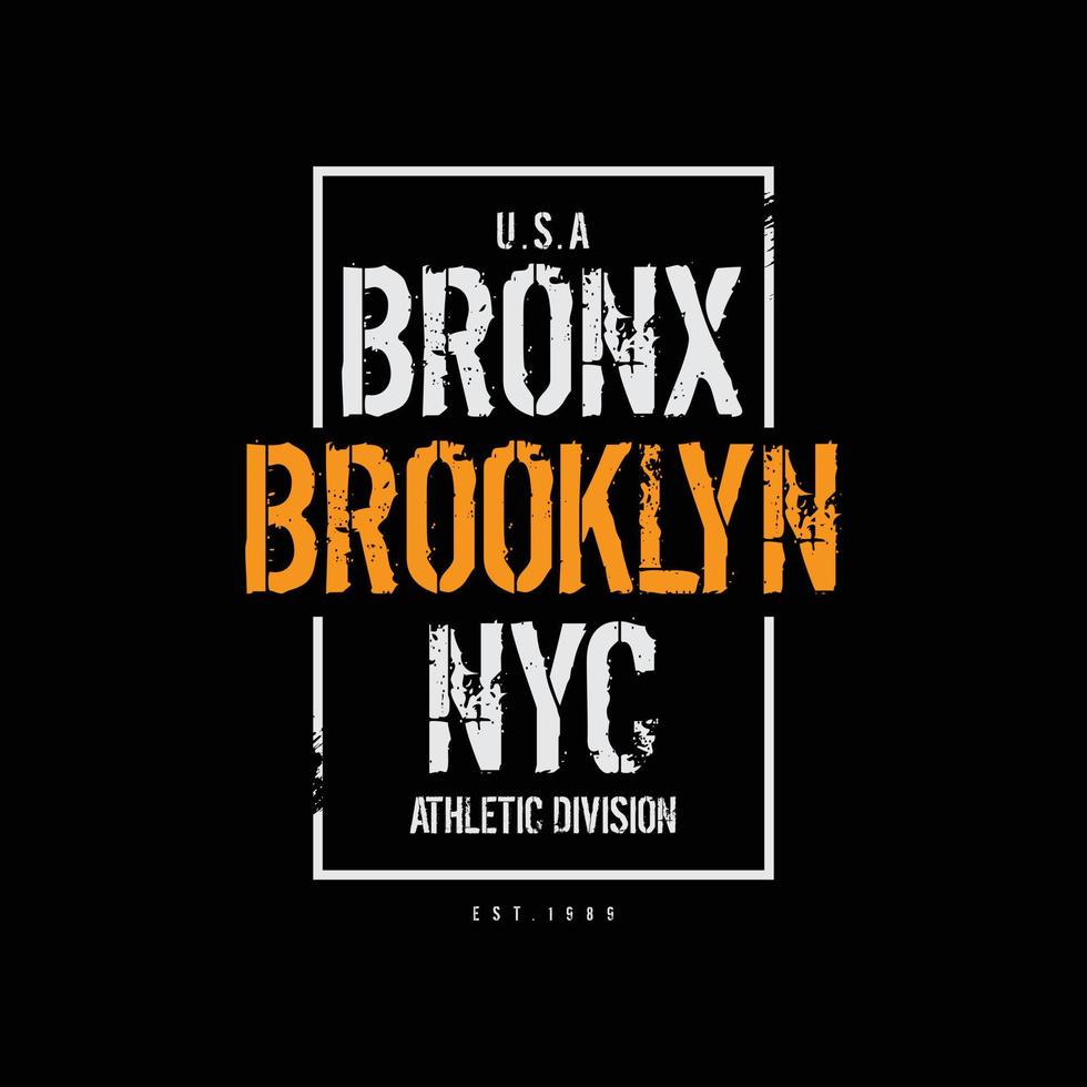 New york city typography vector t shirt design