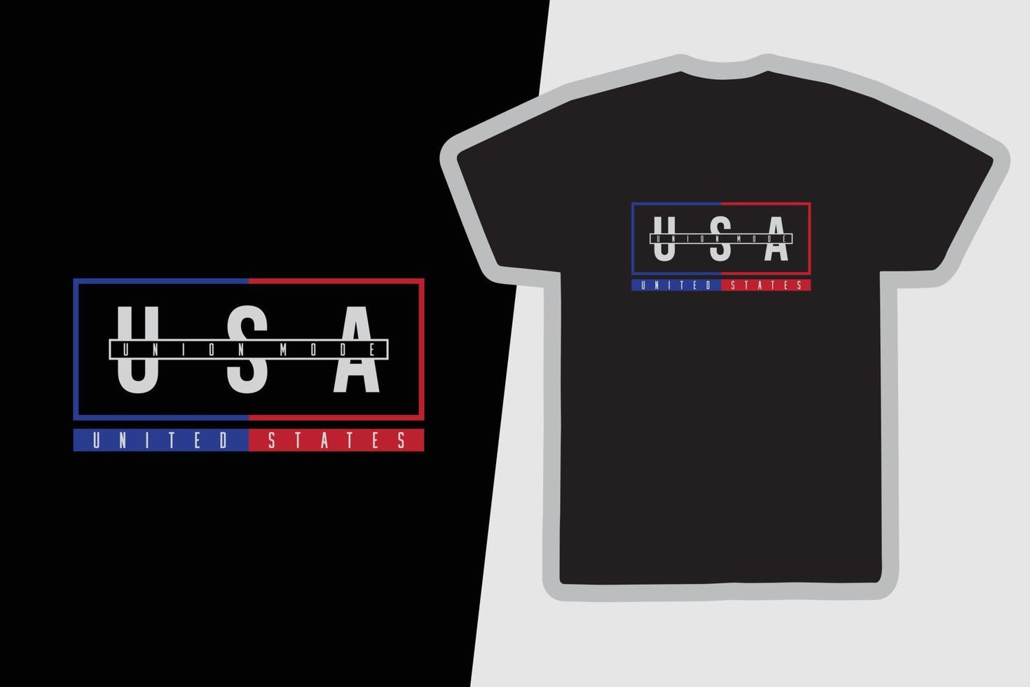 USA t-shirt and apparel design vector