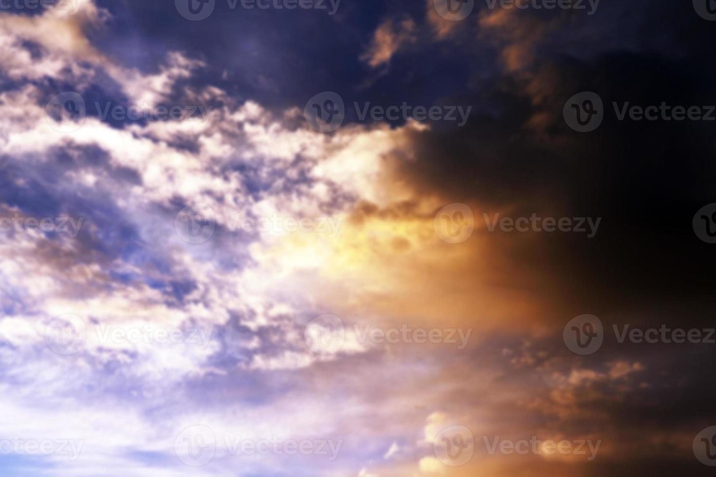 photographed the sky with clouds photo