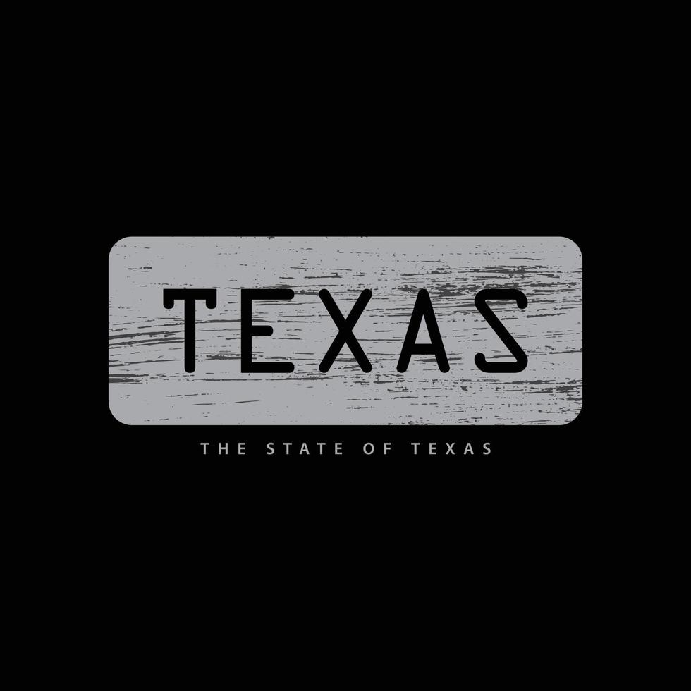 Texas t-shirt and apparel design vector
