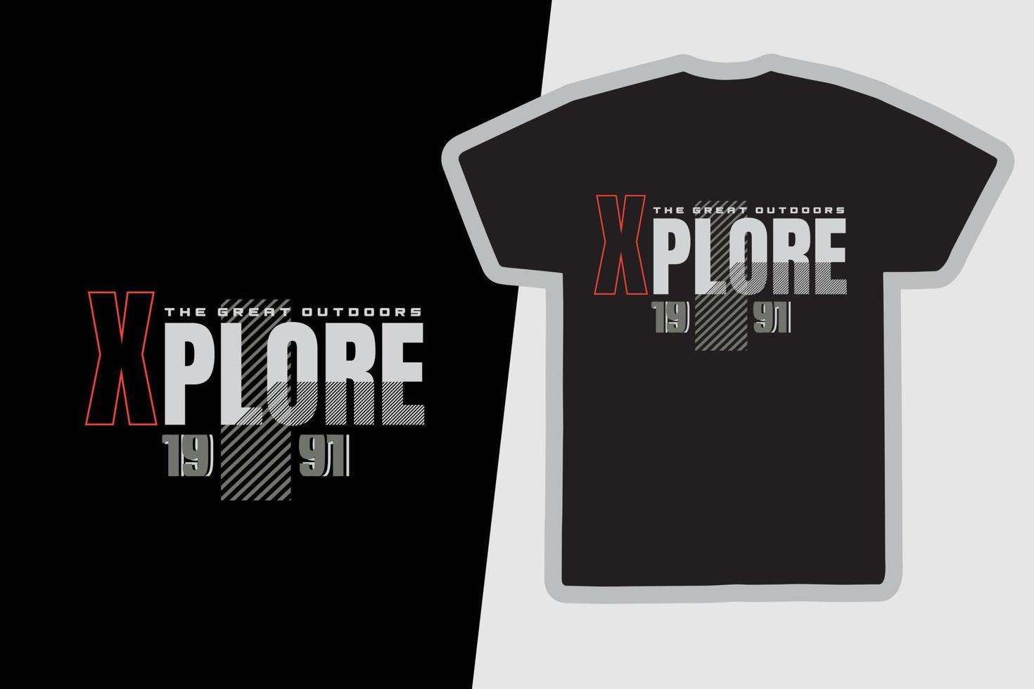 Explore t-shirt and apparel design vector