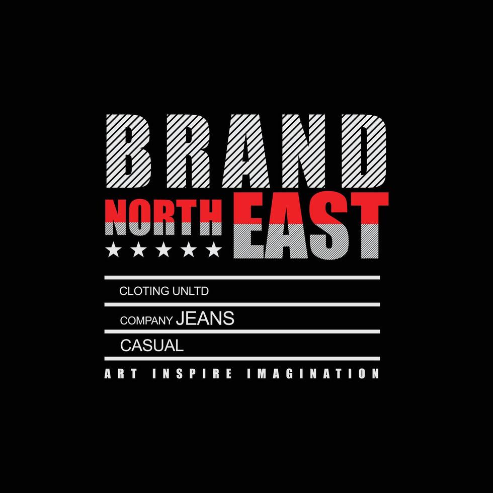 North east typography vector t shirt design