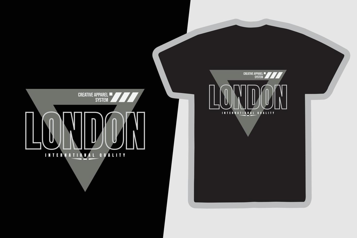 Londo t-shirt and apparel design vector