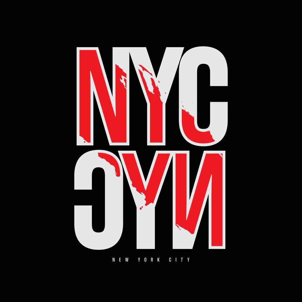 New york Brooklyn typography vector t shirt design