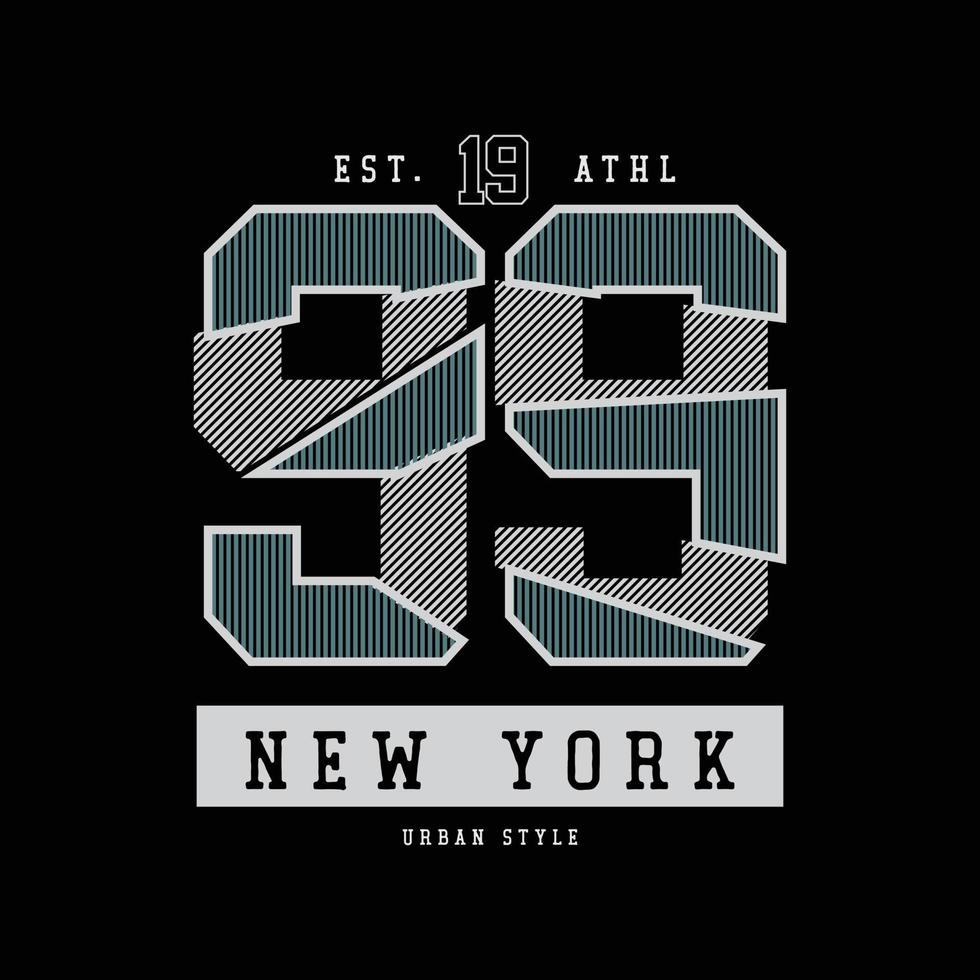 New york city typography vector t shirt design