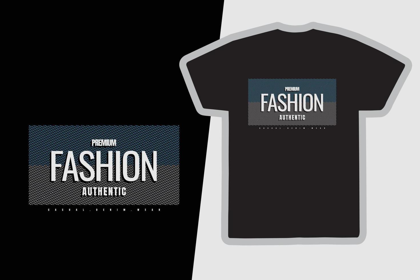 Fashion t-shirt and apparel design vector