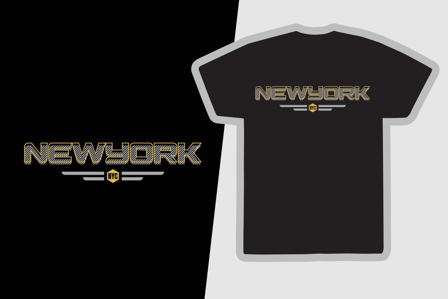 New york urban t-shirt and apparel design vector