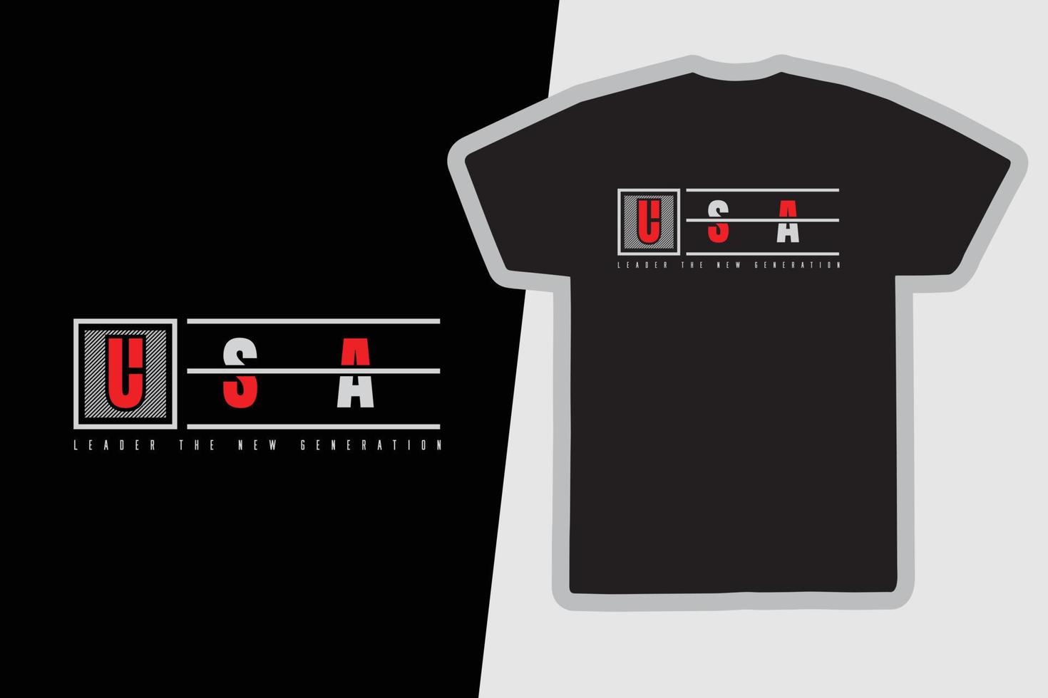 USA t-shirt and apparel design vector