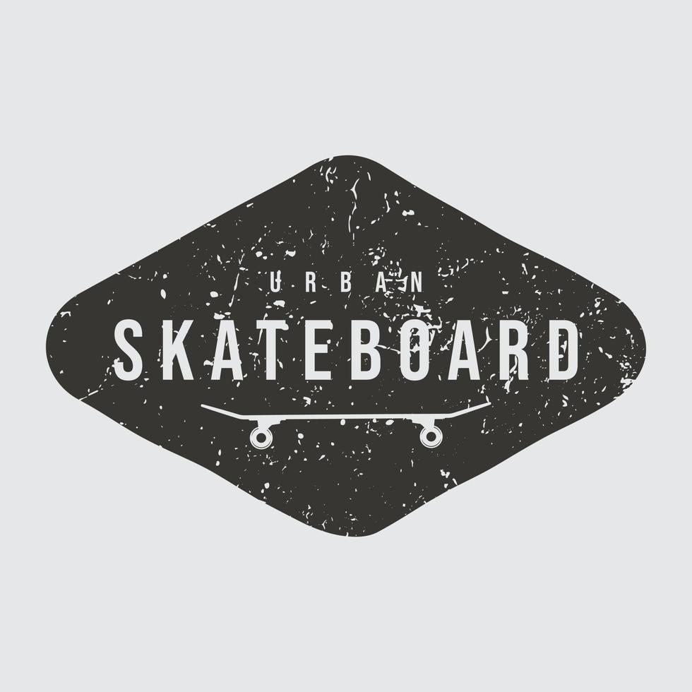 Skateboard graphic t-shirt and apparel design vector