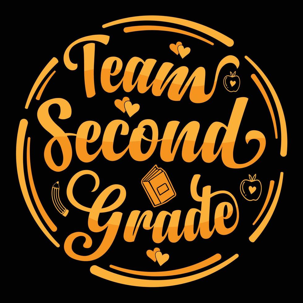 Back to School t-shirt design, first day of school, happy hundred days of school element vector