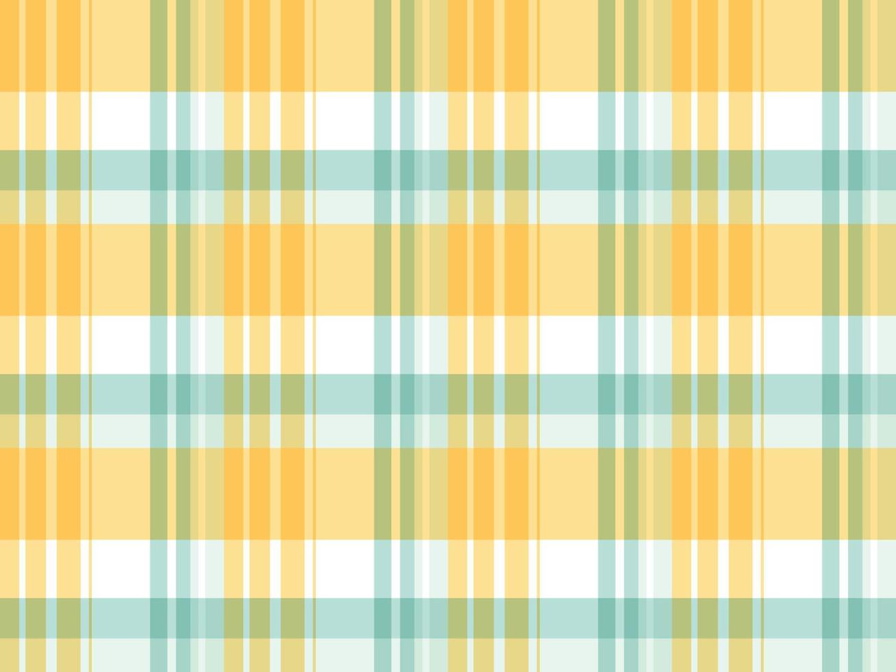 Madras check tartan textile plaid pattern seamless Pastel Color A pattern with brightly coloured stripes of varying thickness crossing each other to create uneven checks. Typically used on shirts. vector