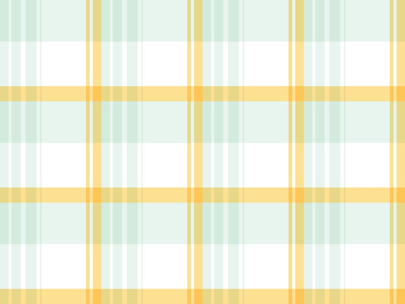 Madras check checkered design Blue yellow And White Pastel Color A pattern with brightly coloured stripes of varying thickness crossing each other to create uneven checks. Typically used on shirts. vector