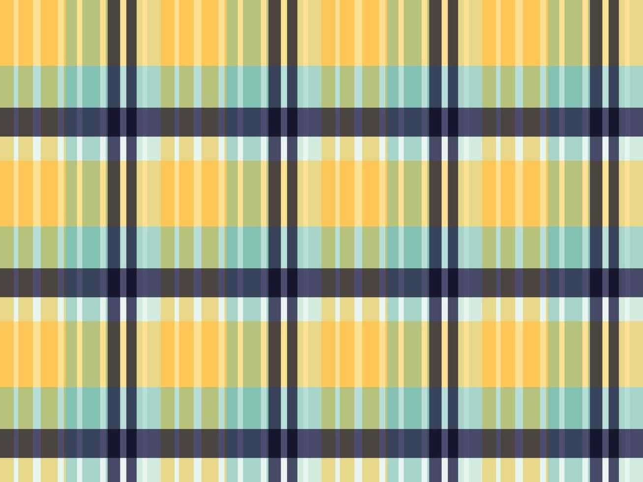 madras check estilo clásico escocia texturizado color pastel un patrón con rayas de colores brillantes de diferentes grosores que se cruzan entre sí para crear cuadros irregulares. típicamente usado en camisas. vector