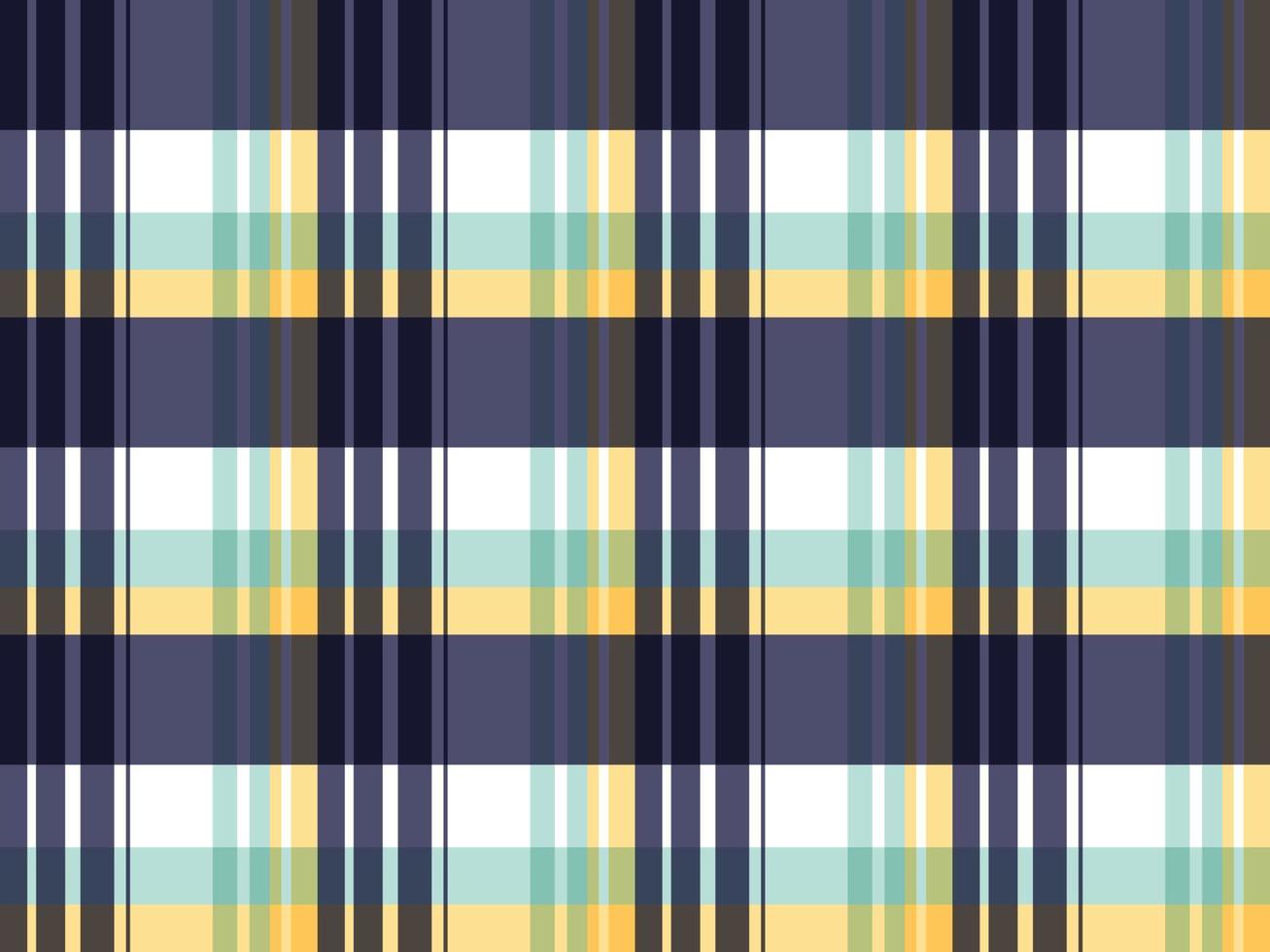Madras check textile plaid pattern seamless vector Pastel Color A pattern with brightly coloured stripes of varying thickness crossing each other to create uneven checks. Typically used on shirts.