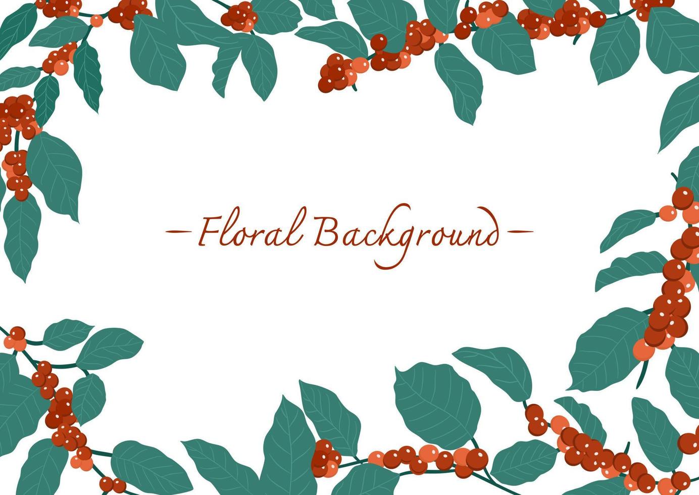 collection of foliage and floral crown vector on white background