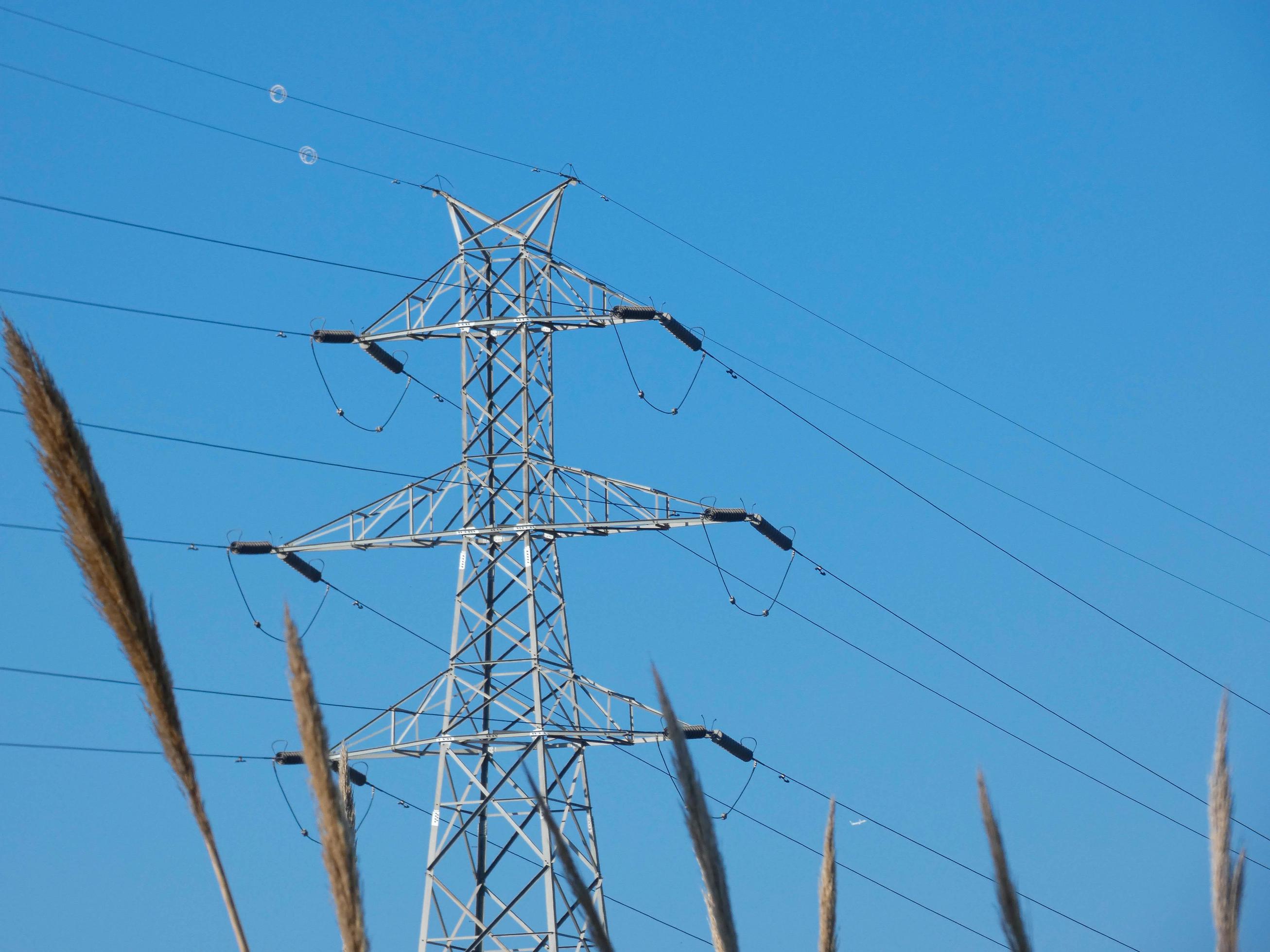 Electric towers in rural areas that bring electricity to our homes 9497104 Stock Photo at Vecteezy
