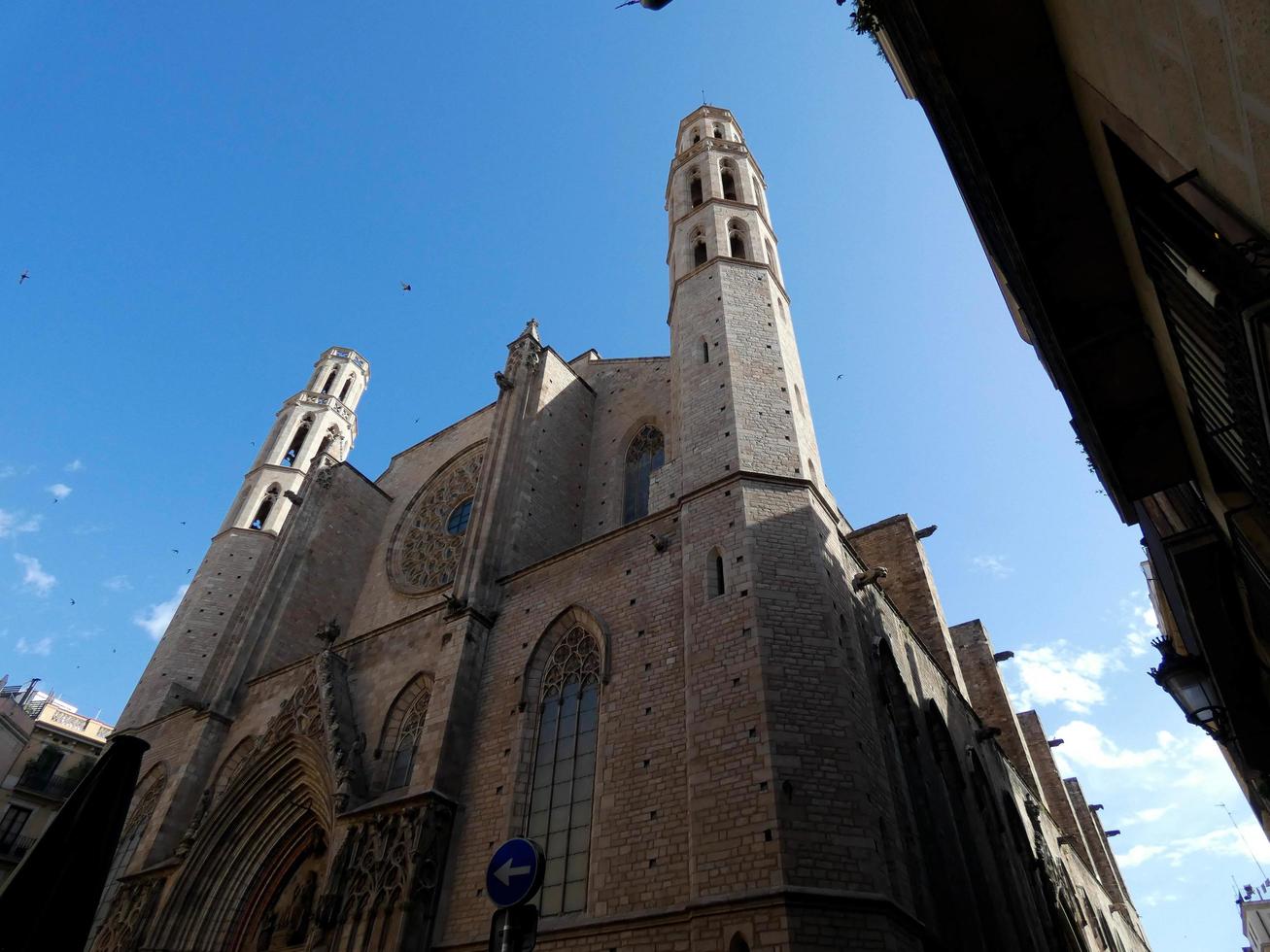 Gothic church of Santa Maria del Mar in Barcelona photo