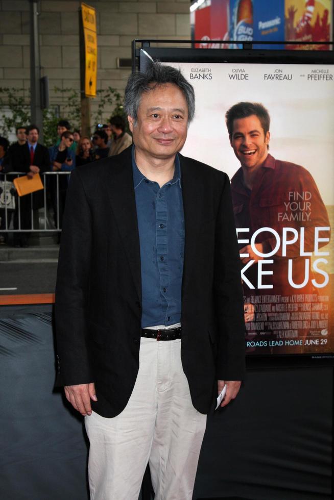 LOS ANGELES, JUN 15 - Ang Lee arrives at the People LIke Us LAFF Premiere at Regal Cinemas at LA Live on June 15, 2012 in Los Angeles, CA photo