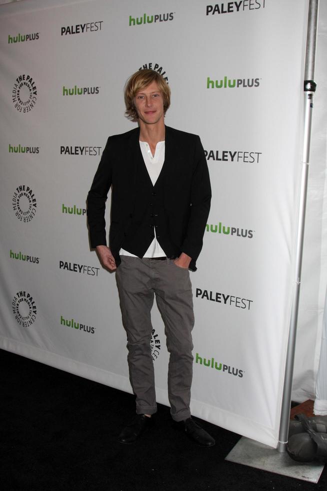LOS ANGELES, MAR 11 - Gabriel Mann arrives at the Revenge Event at PaleyFest 2012 at the Saban Theater on March 11, 2012 in Los Angeles, CA photo