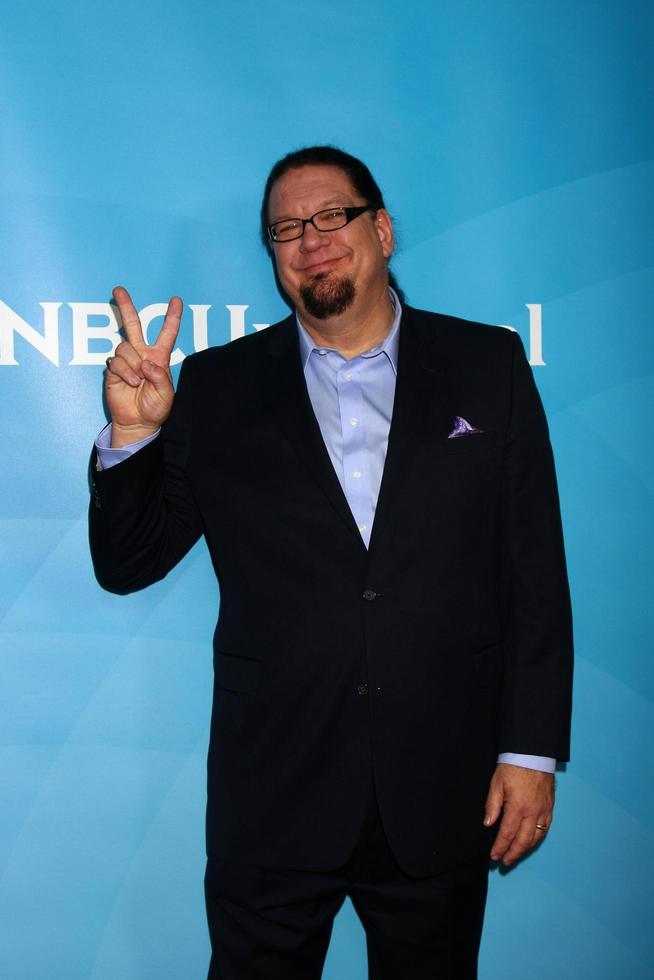 Los Ángeles, 6 de enero - Penn Jillette asiste a la gira de prensa de invierno 2013 tca de nbcuniversal en el hotel Langham Huntington el 6 de enero de 2013 en Pasadena, CA. foto