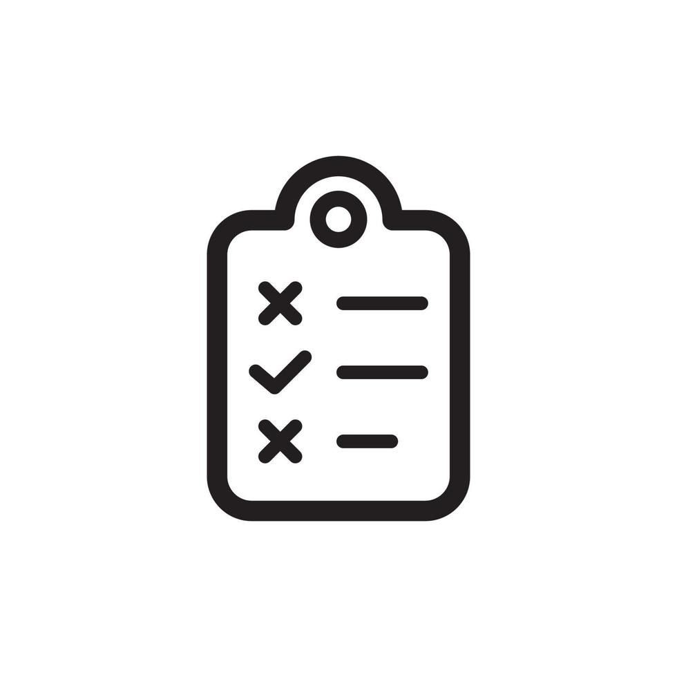 Clipboard Icon EPS 10 vector