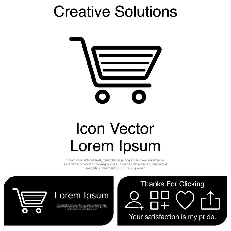 Shopping Chart Icon EPS 10 vector