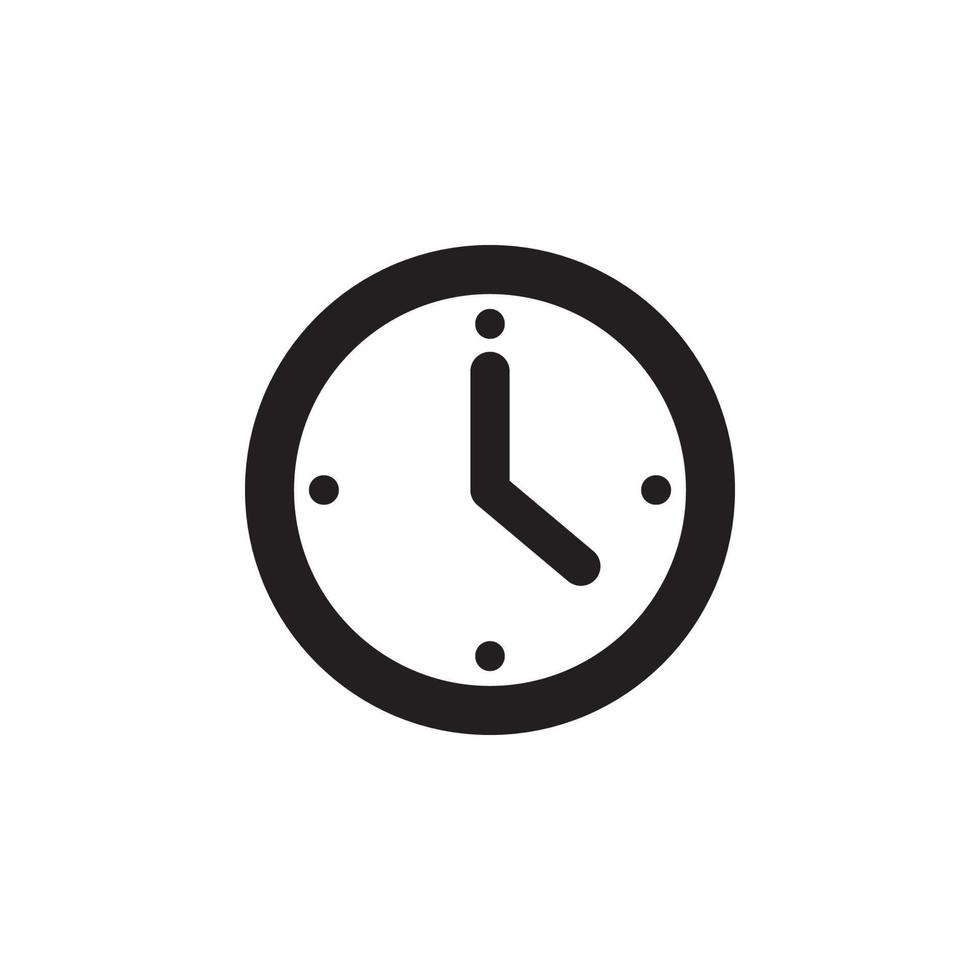 Clock Icon EPS 10 vector