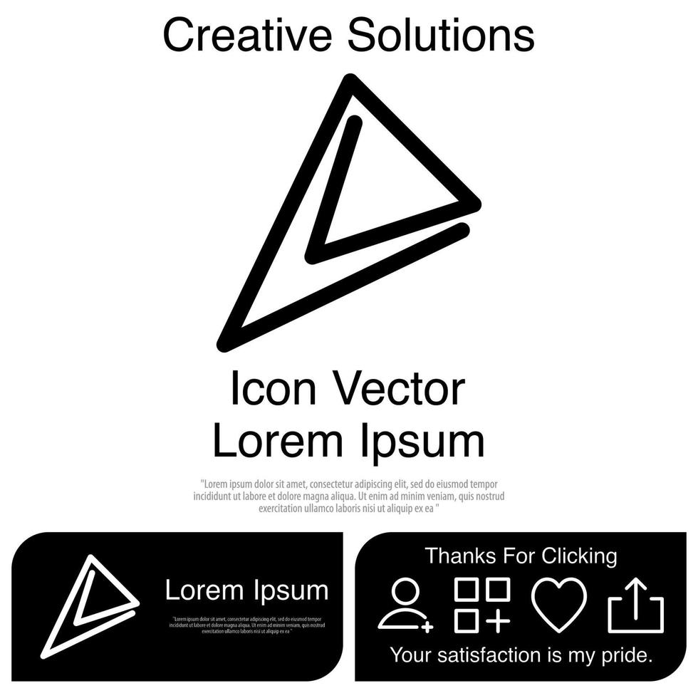 icono de clip de papel eps 10 vector