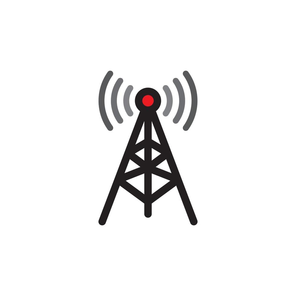 icono de antena eps 10 vector