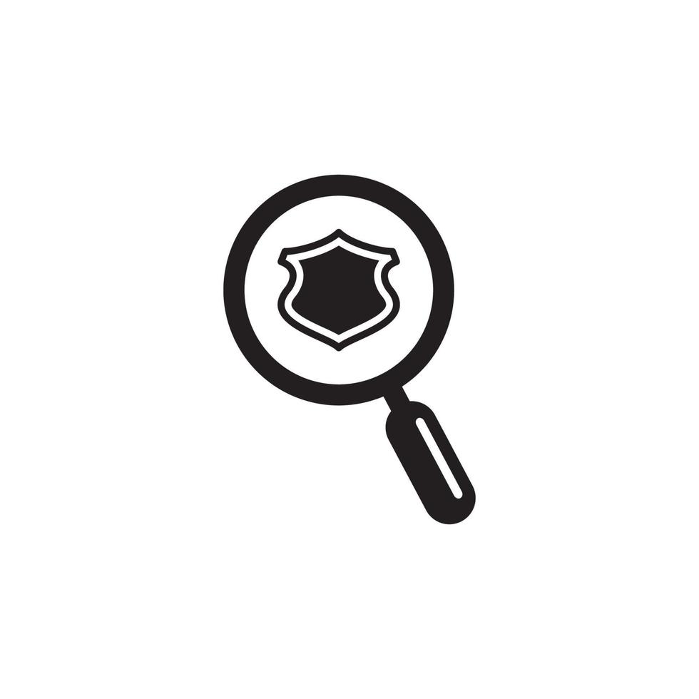 Magnifying Glass Icon EPS 10 vector