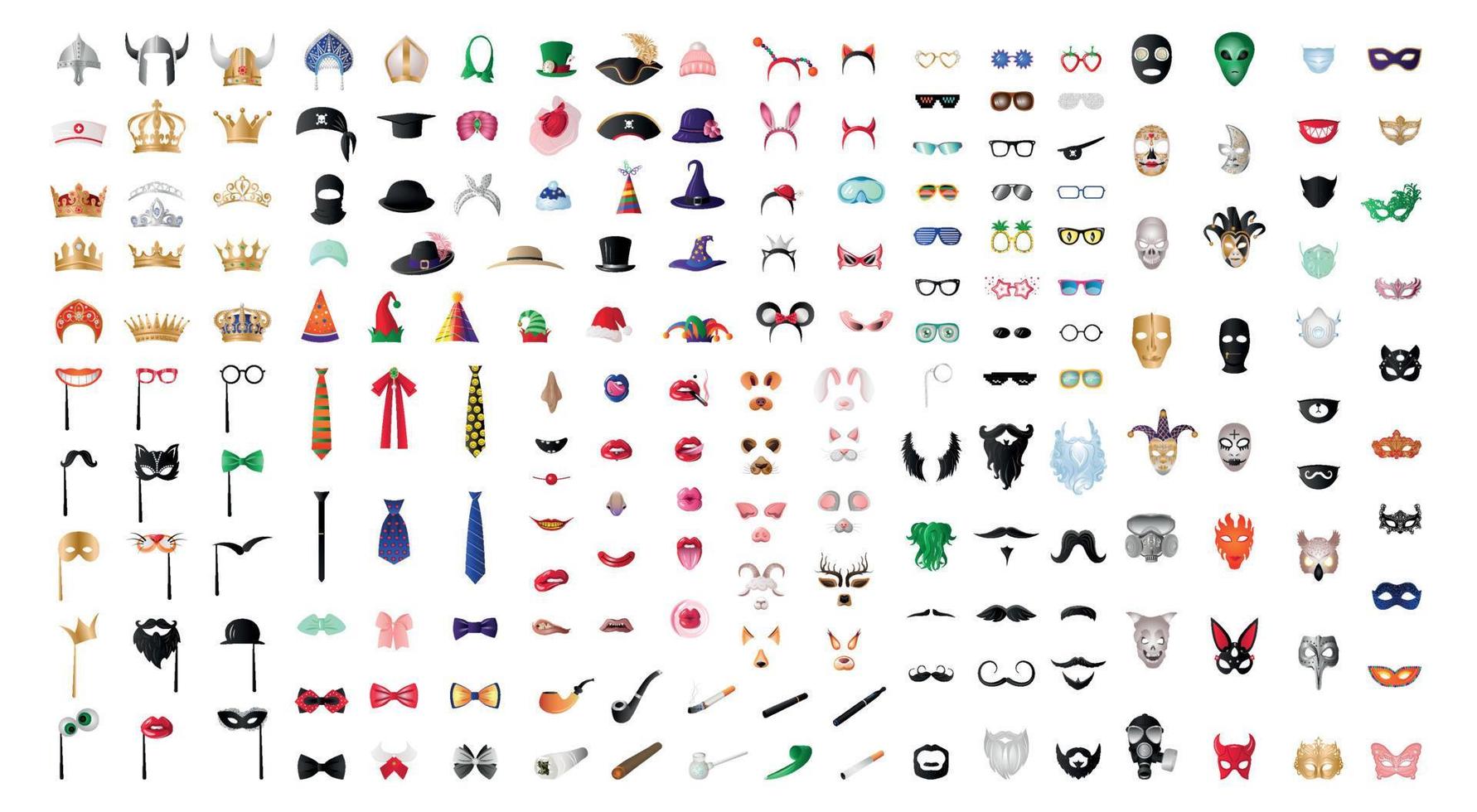 Collection of Masks vector