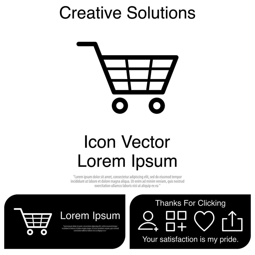 icono de gráfico de compras eps 10 vector