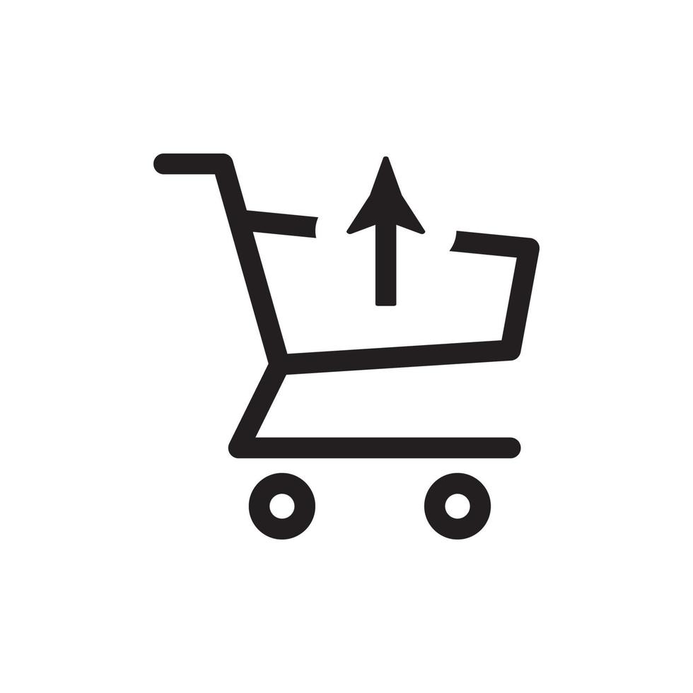 Shopping Cart Buy and Sell Icon EPS 10 vector