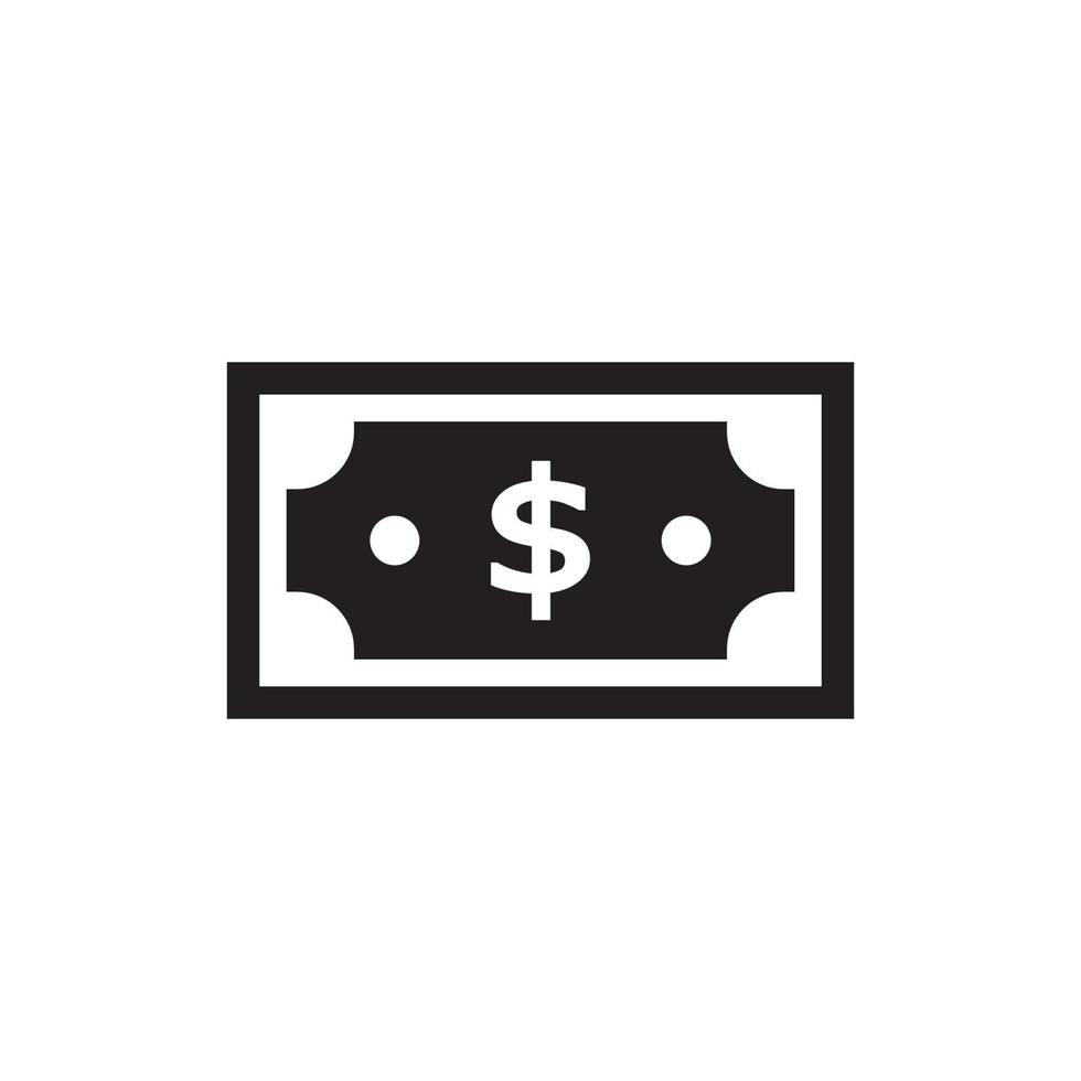 icono de dinero eps 10 vector