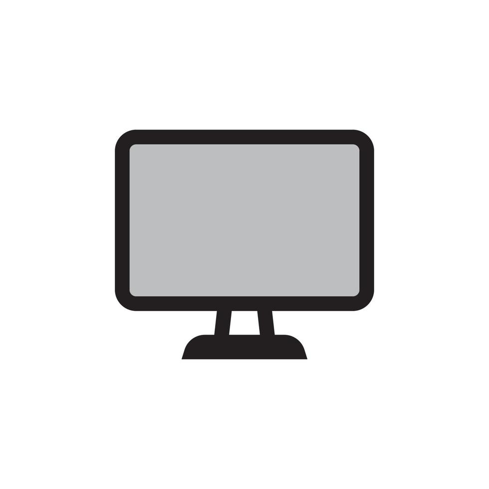 Monitor Icon EPS 10 vector