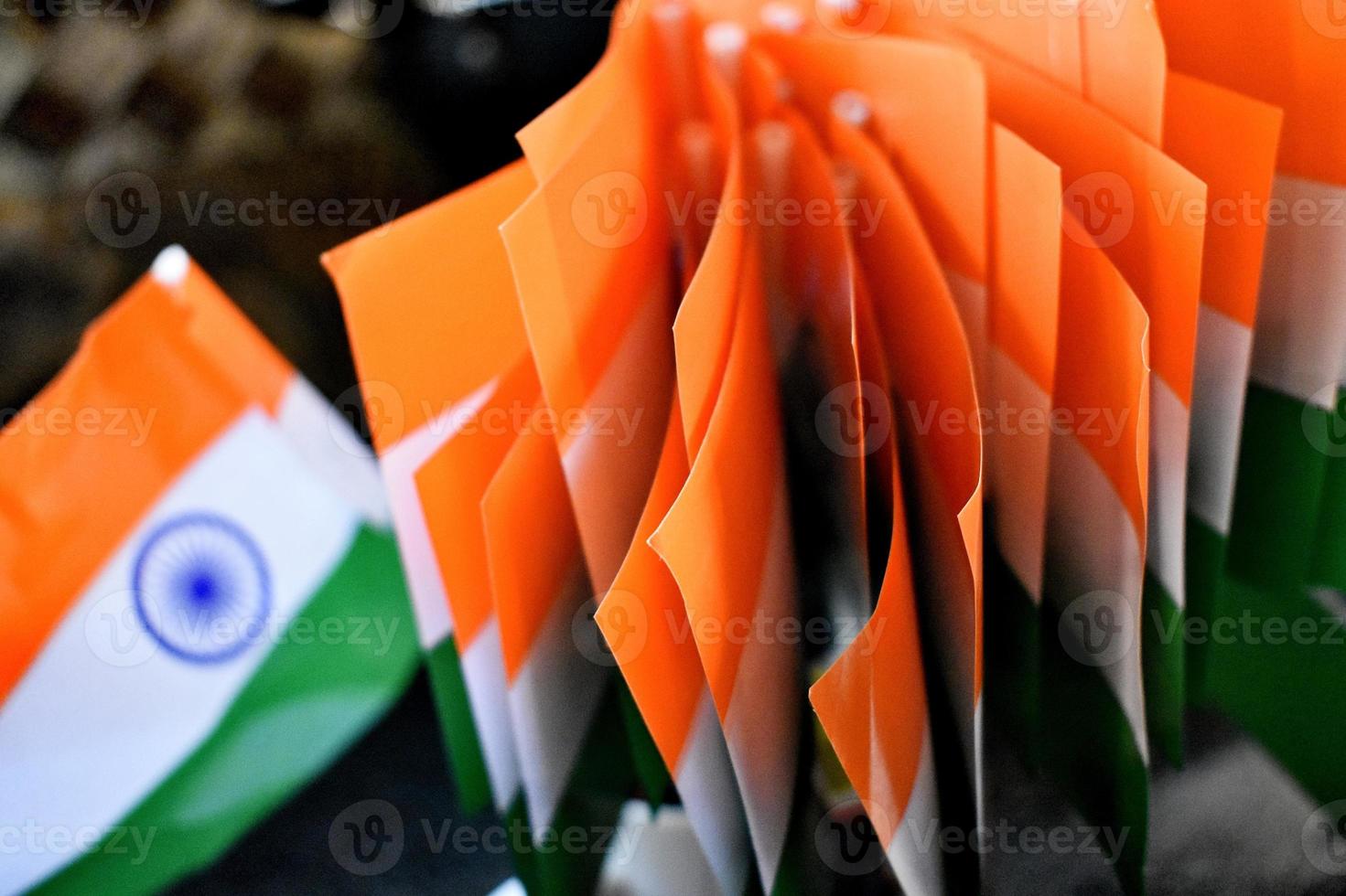 National flag of India photo