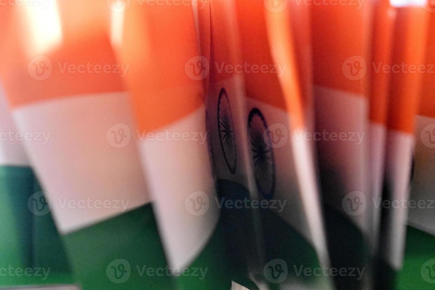 bandera nacional de la india foto