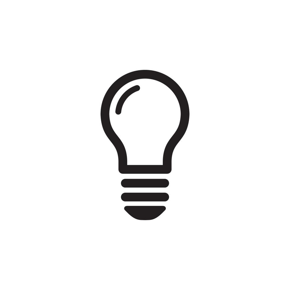 Light Bulb Icon EPS 10 vector