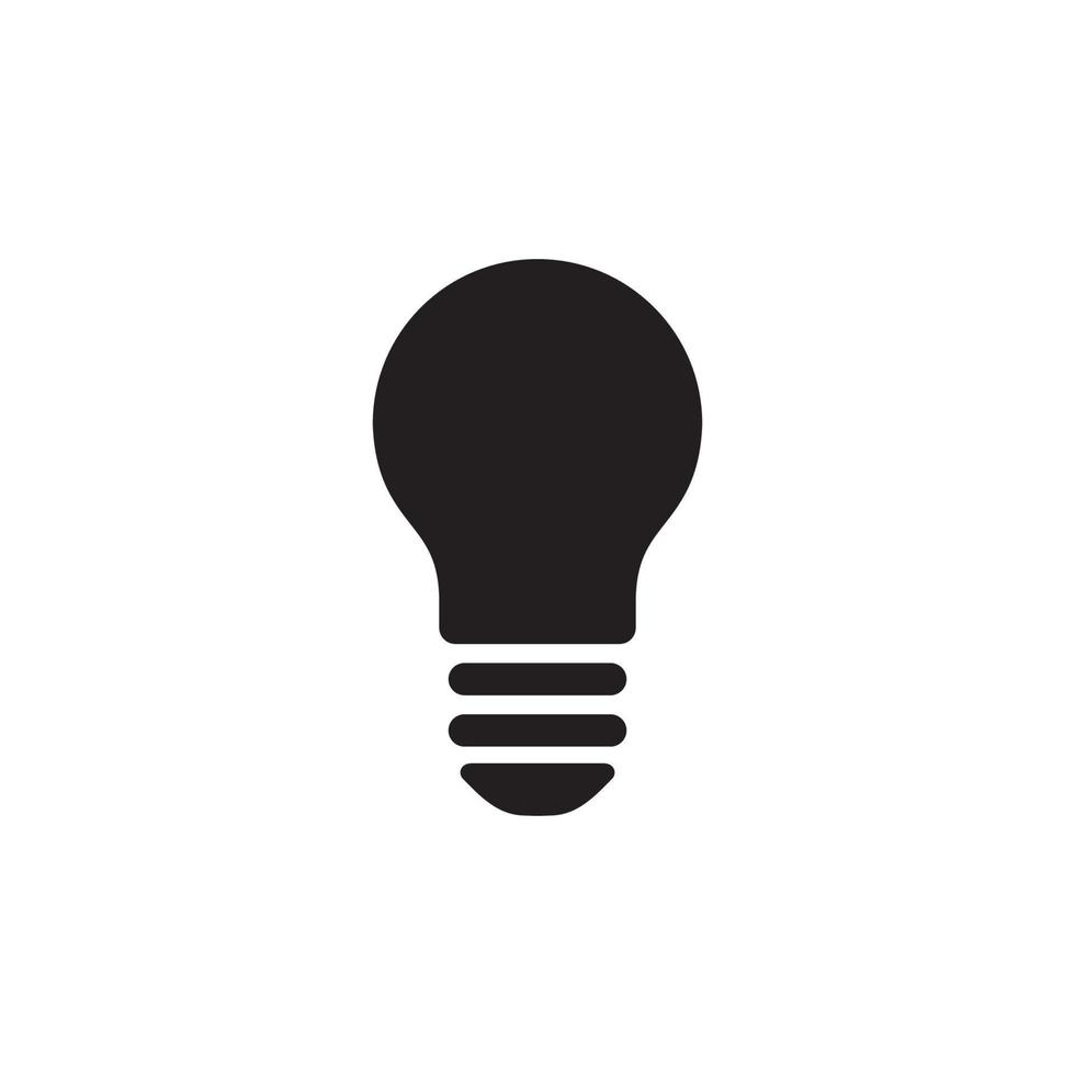 Light Bulb Icon EPS 10 vector