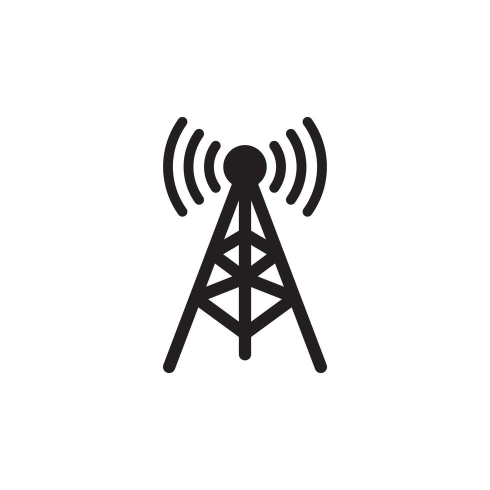 icono de antena eps 10 vector