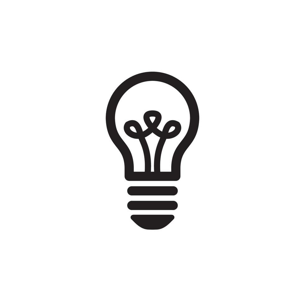Light Bulb Icon EPS 10 vector