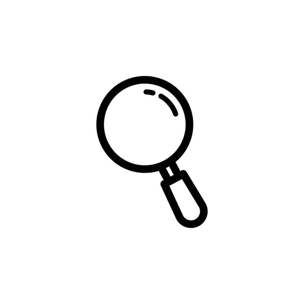 Magnifying Glass Icon EPS 10 vector