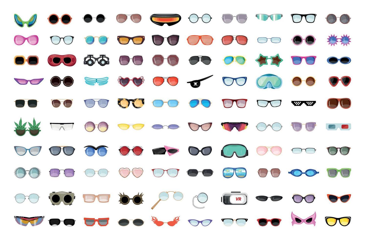 A Set of Glasses vector