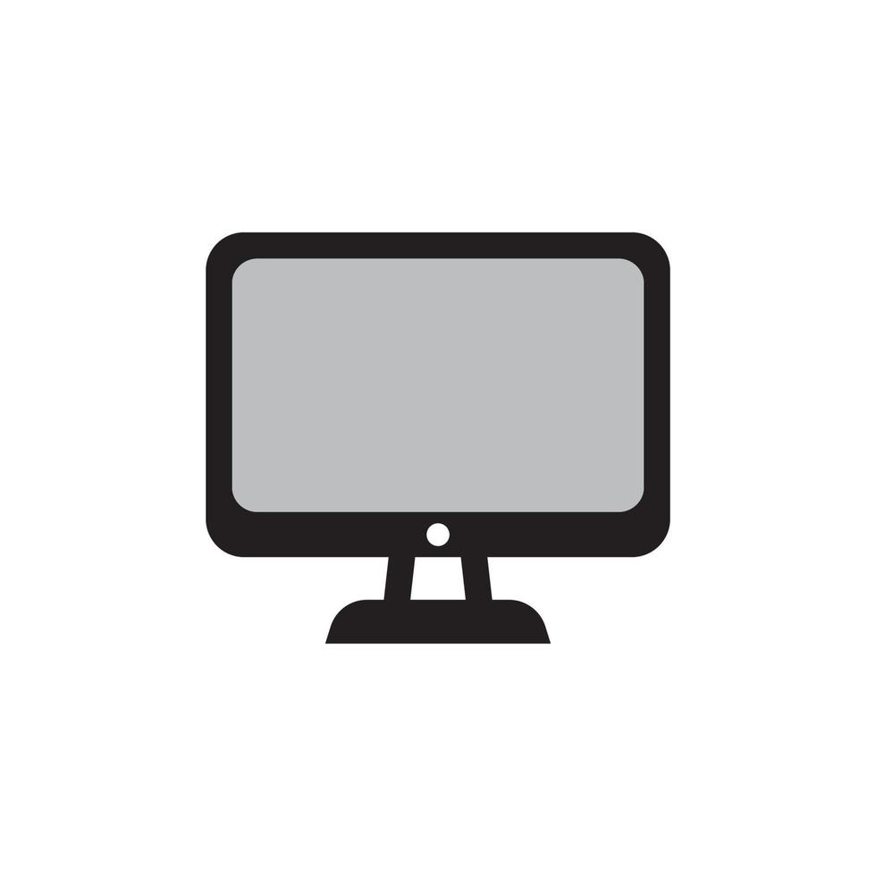 Monitor Icon EPS 10 vector