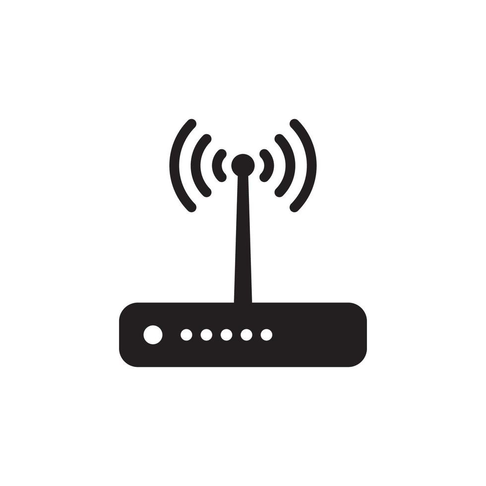 Router Icon EPS 10 vector