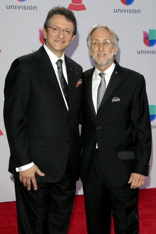 LAS VEGAS, NOV 19 -  Gabriel Abaroa, Neil Portnow at the 16th Latin GRAMMY Awards at the MGM Grand Garden Arena on November 19, 2015 in Las Vegas, NV photo