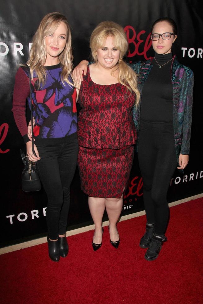 LOS ANGELES, OCT 22 - Kelley Jakle, Rebel Wilson, Alexis Knapp at the Rebel Wilson for Torrid Launch Party at the Milk Studios on October 22, 2015 in Los Angeles, CA photo