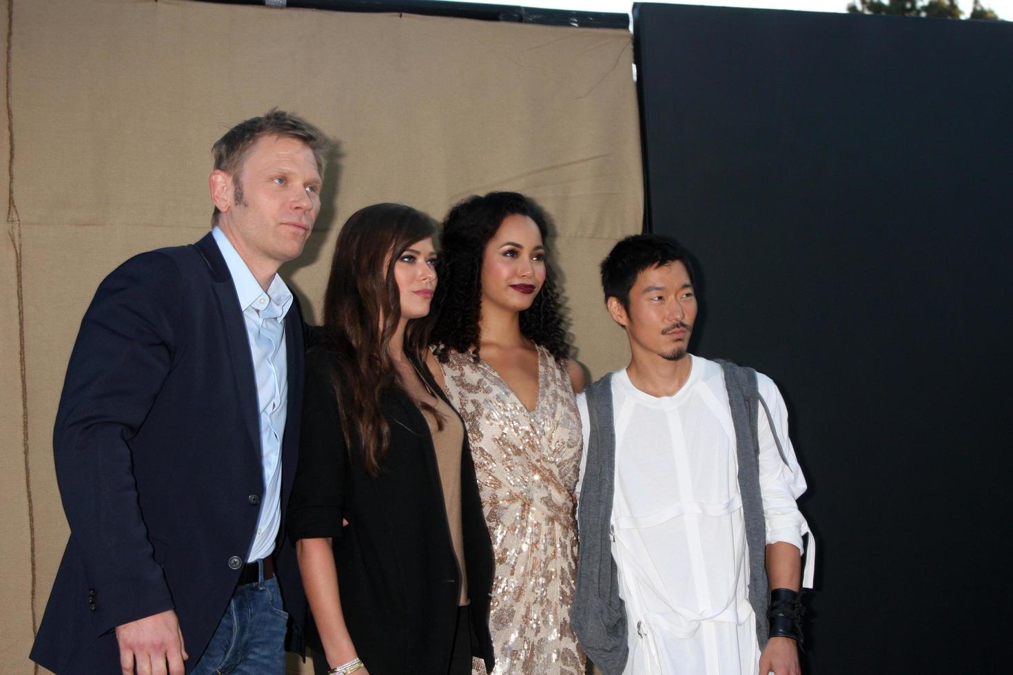 LOS ANGELES, JUL 29 - Mark Pellegrino, Peyton List, Madeleine Mantock, Aaron Yoo arrives at the 2013 CBS TCA Summer Party at the private location on July 29, 2013 in Beverly Hills, CA photo