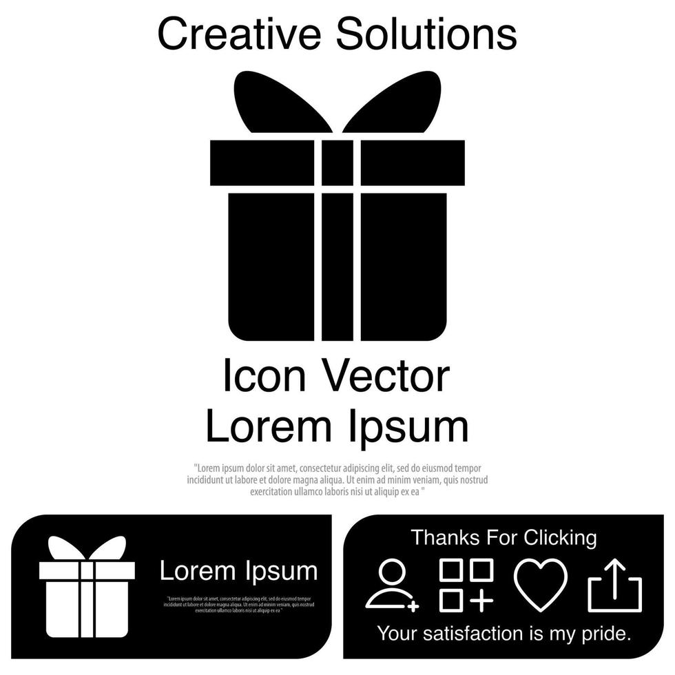 Gift Icon EPS 10 vector